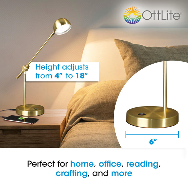 LED Desk Lamp with USB Port
