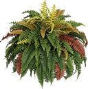 Artificial Boston Fern – 128 Fronds Large Hanging Plant, 56 Inch