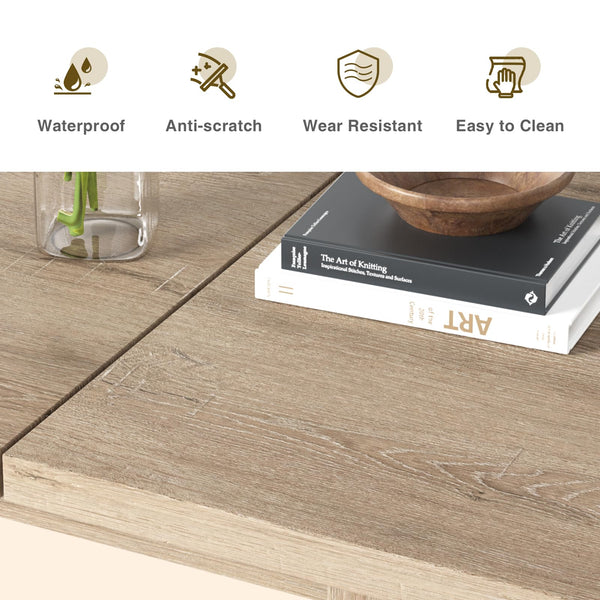 Extendable Dining Table for 6-10, Oak