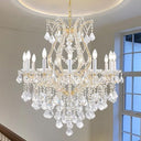 K9 Crystal Maria Theresa Chandelier – 12 or 24 Light, Gold or Silver