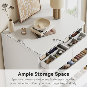 7-Drawer Dresser with Jewelry Storage