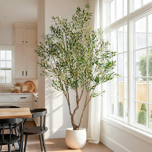 Faux Olive Tree with Pot & Moss — Large Indoor Artificial Plant