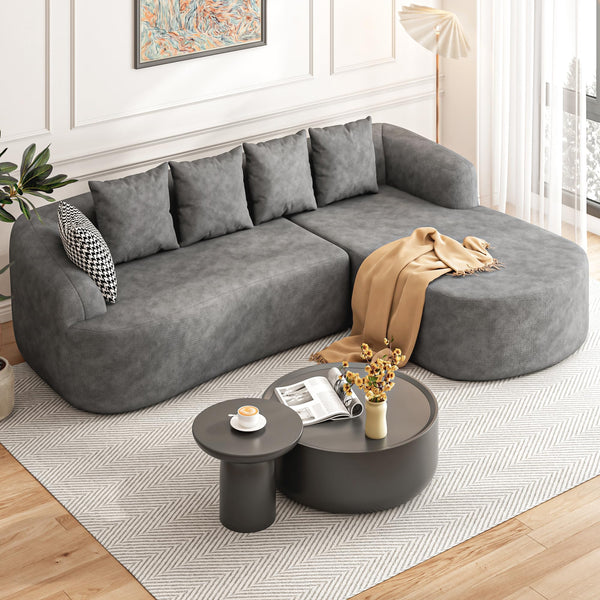 Modular Sectional Sofa with Deep Seat & Chaise