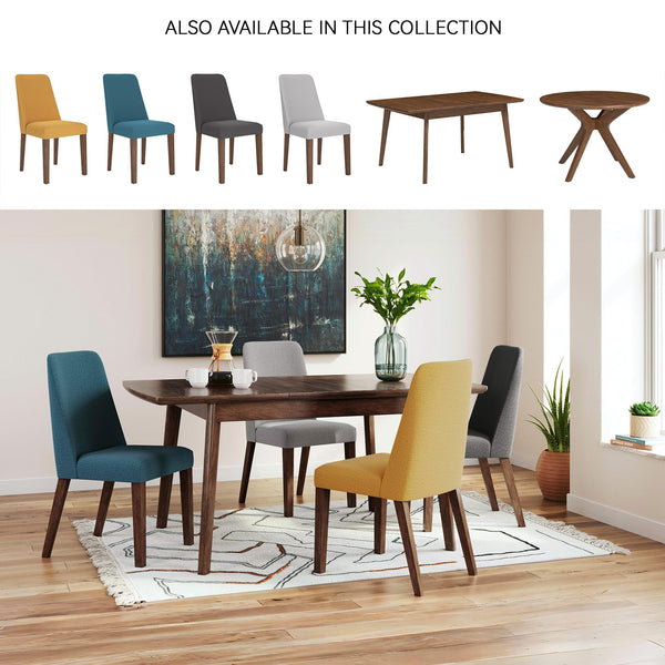Rectangular Extension Dining Table with Self-Storing Leaf