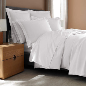 Sateen Pillow Sham Set of 2 – 100% Long-Staple Cotton
