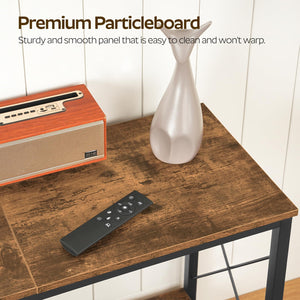 TV Stand with Power Outlet, Fabric Drawers & Cable Management