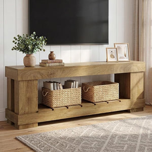63-Inch TV Stand with Open Storage