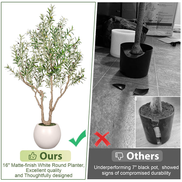 Artificial Olive Tree with Planter