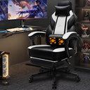 Gaming Chair with Footrest & Reclining Back