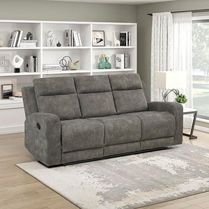 Double Reclining Loveseat with Storage Console & Cup Holders