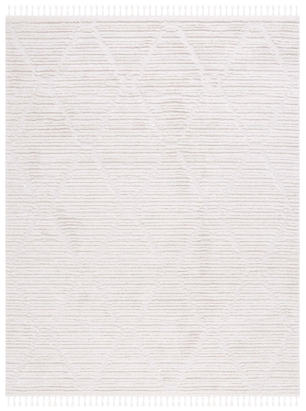 8x10 Moroccan Shag Area Rug – Geometric Diamond Pattern