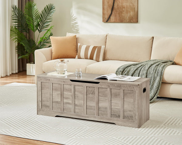 Large Storage Chest Bench with Safety Hinges