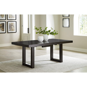 Extendable Dining Table with Sled Base