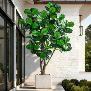 Artificial Fiddle Leaf Fig Tree with Pot