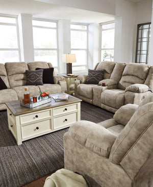 Lift-Top Coffee Table with Storage – Rustic Farmhouse Two-Tone