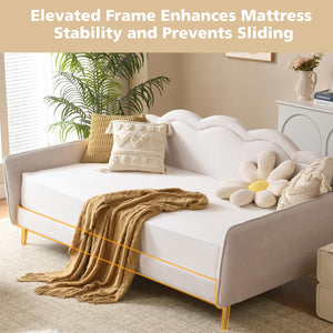 Twin Size Cloud-Shaped Upholstered Daybed