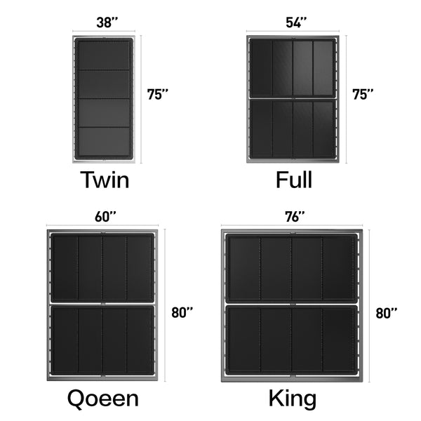 Bunkie Board Bed Support – Folding, Breathable, Noise-Minimizing