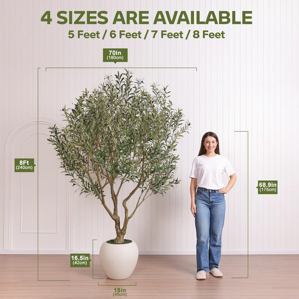 Artificial Olive Tree – Indoor Outdoor Faux Plant