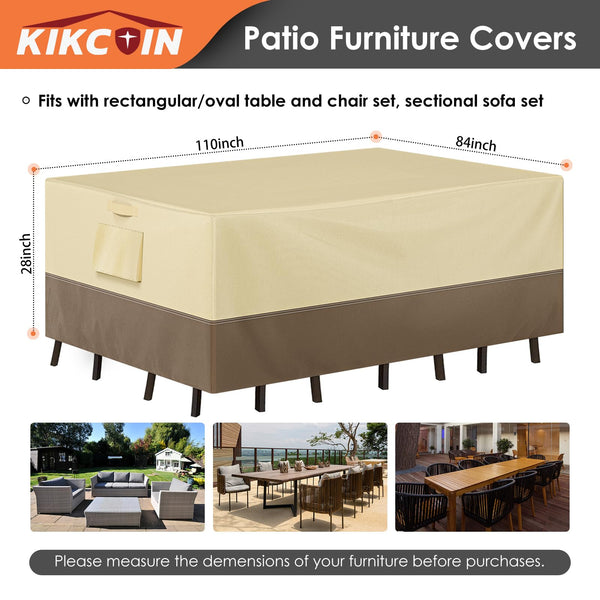 Waterproof Outdoor Patio Furniture Set Cover