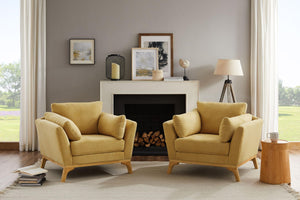 Oversized Accent Chair with Thick Cushion