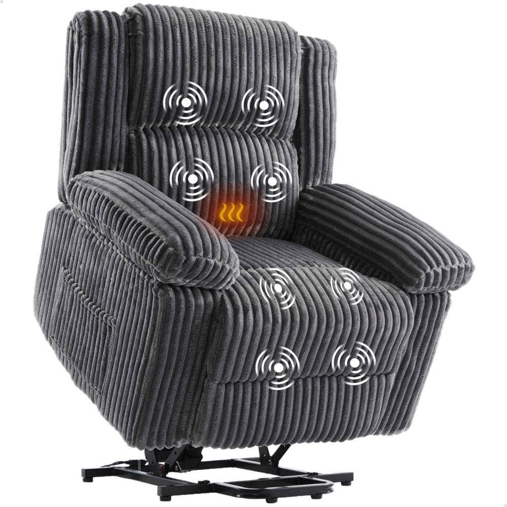Power Lift Recliner Chair with Heat and Massage