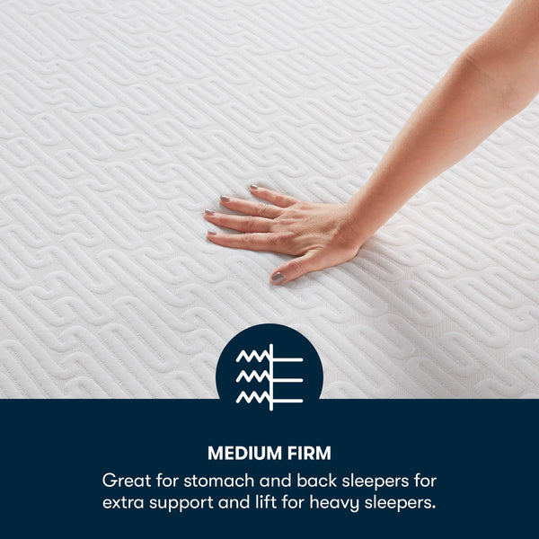 Cooling Gel Memory Foam Mattress – Medium-Firm Support, CertiPur-US Certified