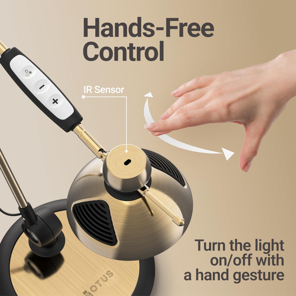 Gesture Control LED Swing Arm Desk Lamp