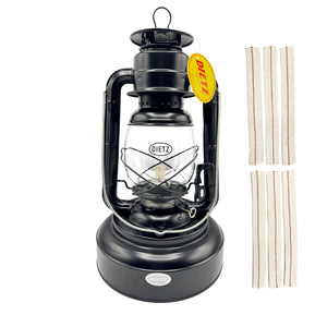 Hurricane Oil Lantern with Cotton Wick – 80 oz Fuel Capacity, 75-Hour Burn