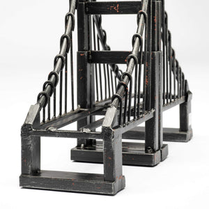 Metal Bridge Suspension Bookends Set of 2