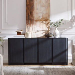 66-Inch Sideboard Buffet Cabinet with Adjustable Shelves