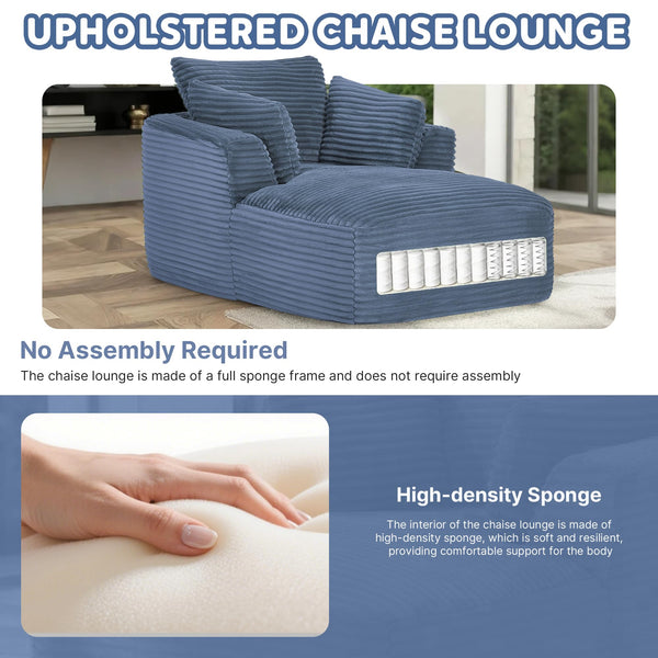 Oversized Chaise Lounge Chair Indoor
