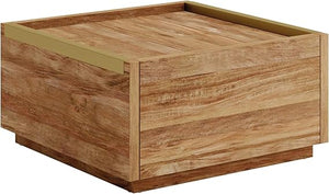 Square Coffee Table with Storage Drawers