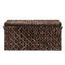 Water Hyacinth Storage Trunk – Blackwashed