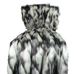 Faux Fur Throw Blanket 60x72 – Fluffy, Modern Sofa & Bed Throw