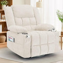 360° Swivel Rocker Recliner with Massage & Heating