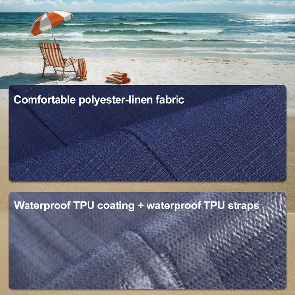 Outdoor Chaise Lounge Cushion Set