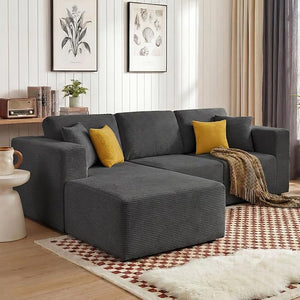109" L-Shaped Modular Sectional Sofa
