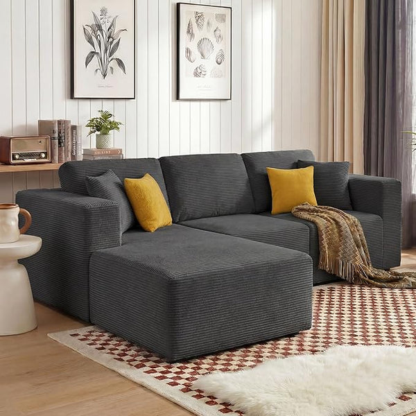109" L-Shaped Modular Sectional Sofa