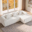119" Modular Sectional Sofa with Chaise – Chenille, No Assembly