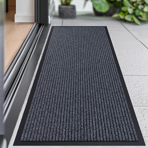 Indoor Outdoor Heavy Duty Door Mat with Non-Slip Rubber Backing