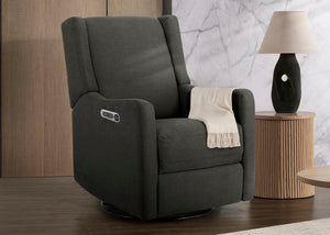 Power Recliner Swivel Glider with USB Charging – Stain-Resistant Fabric