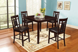 5-Piece Counter Height Dining Table and Chair Set
