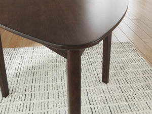 Triangle Dining Table with Tapered Legs