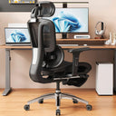Ergonomic Office Chair with Footrest & Adjustable Lumbar Support