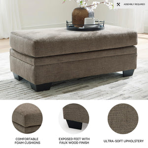Contemporary Upholstered Rectangular Ottoman