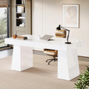 55-Inch Double Pedestal Executive Desk