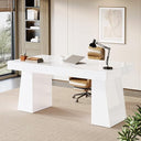 55-Inch Executive Desk with Double Pedestal