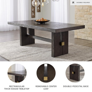Rectangle Extension Dining Table
