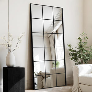 Rectangular Metal Framed Wall Mirror