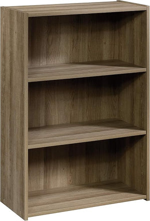 3-Shelf Freestanding Bookcase with Adjustable Shelves